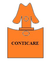 Conticare Plastic Bag Seals (Anchor-Shaped)
